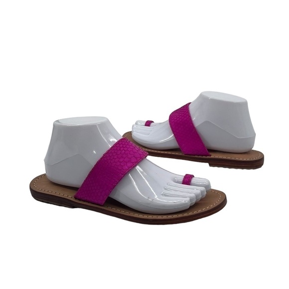 Mystique Pink Toe Loop Sandals Size 8 Women's - Picture 1 of 11